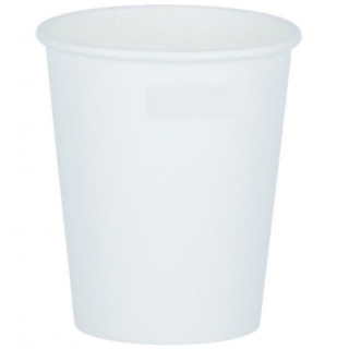 Papierový pohár 250 ml biely bez potlače, 50 ks.