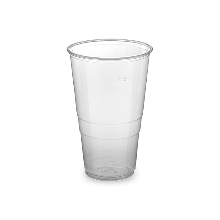 Pohár 500ml PP 2K priehľadný 95mm VC 50ks
