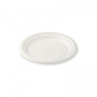 Tanier okrúhly z cukrovej trstiny 17,5 cm, 50 ks