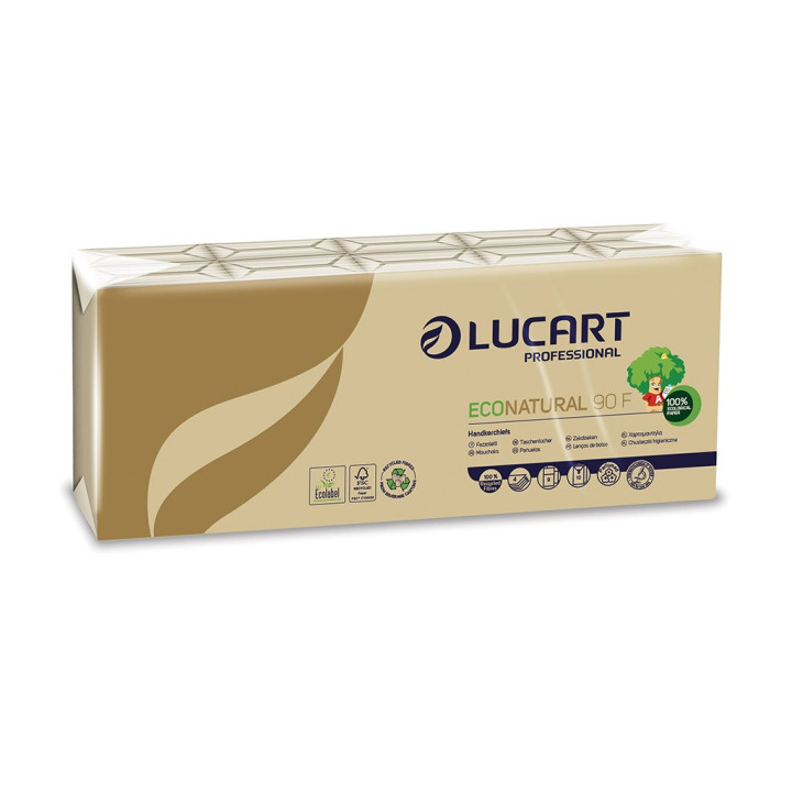 Hygienické vreckovky ECO NATURAL 4-vrstvové, 10ks/bal.