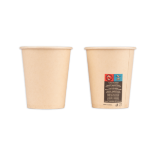 Papierový pohár na kávu 280 ml, M, 80 mm, 50 ks/bal.