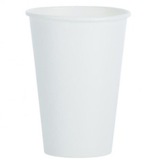 Papierový pohár 210 ml, biely bez potlače, 50 ks
