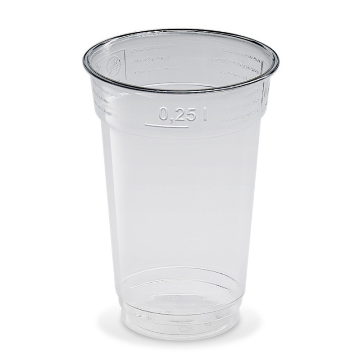 Pohár PET 250 ml, pr. 78 mm, 50 ks