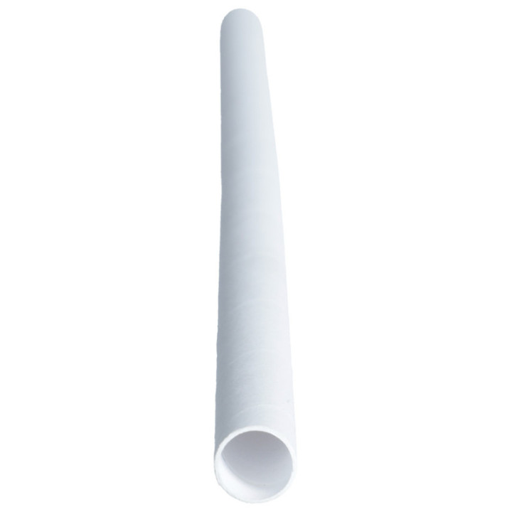 Slamka JUMBO biela papierová 25 cm Ø8 mm, 100 ks.