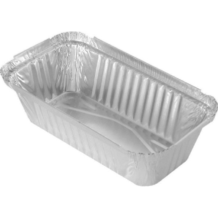 ALU miska hranatá 200 x 112 x 54mm, 720 ml, 100 ks/bal.