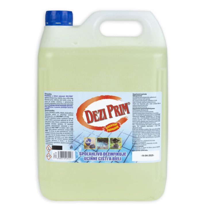 DEZI PRIM univerzálny dezinfekčný prostriedok 5 L