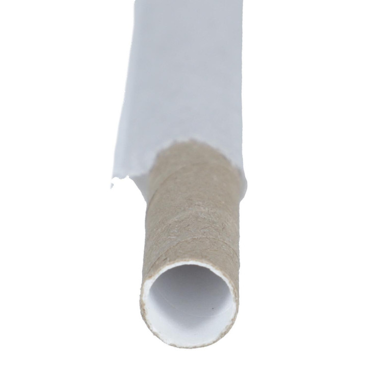 Slamka JUMBO hnedá papierová 25 cm Ø8 mm, hygienicky balená, 100 ks.