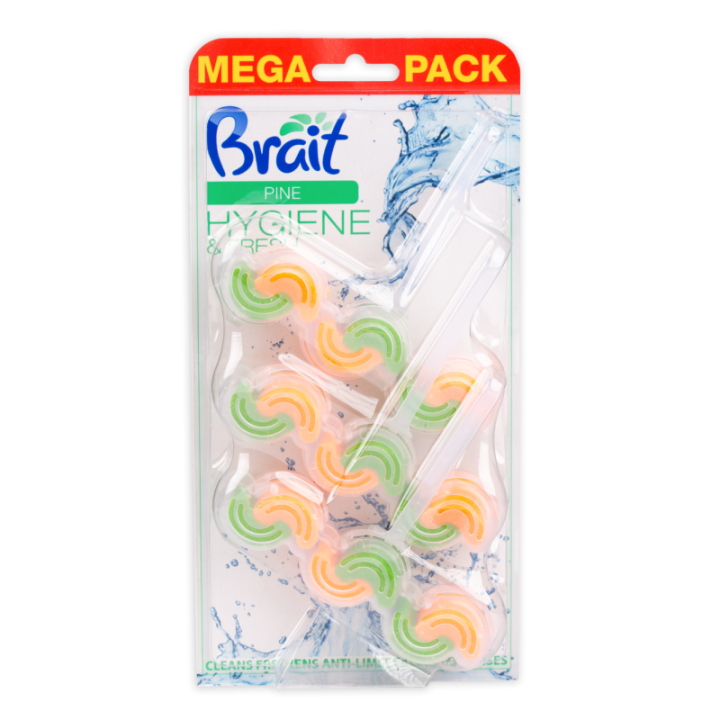 WC blok BRAIT Mega Pack Pine 3 ks