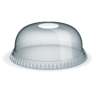 Veko PET 95 mm, vypuklé s otvorom, 50 ks