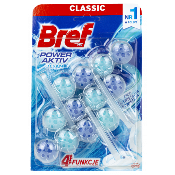WC Blok BREF Power Color Aktiv Ocean 3ks