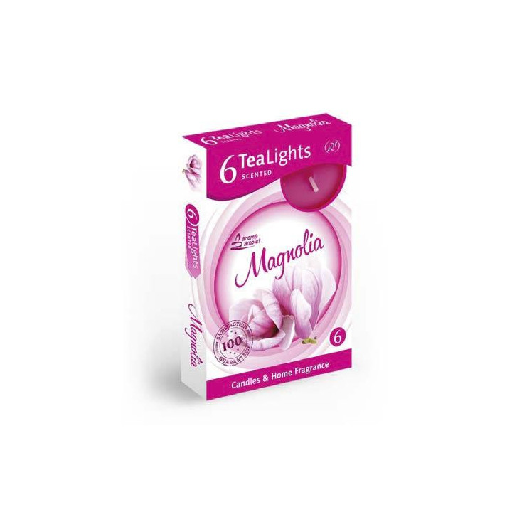 Sviečka aromatická 6ks/bal. vôňa: Magnólia