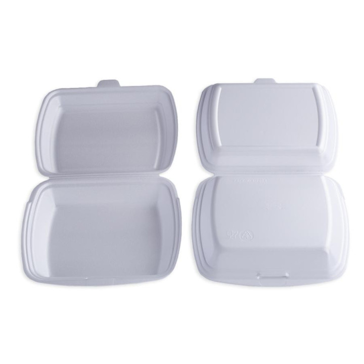 MENU BOX Economy 1-dielny, NEDELENÝ XPS biely, 241x207x69 mm, 125ks