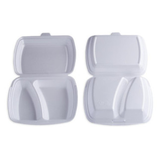 MENU BOX Economy 2-dielny,  XPS biely 125ks