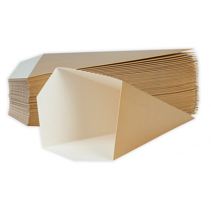 KORNÚT MAXI BOX na hranolky, hnedý, 50 ks/bal.