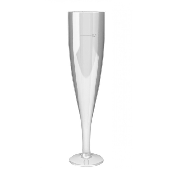 Pohár kryštál na šampanské, 100 ml, 10 ks