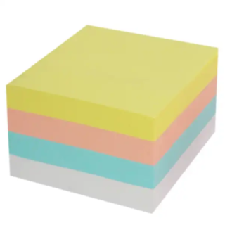 Bloček samolepiaci 75x75 AURO PASTEL kocka/400L