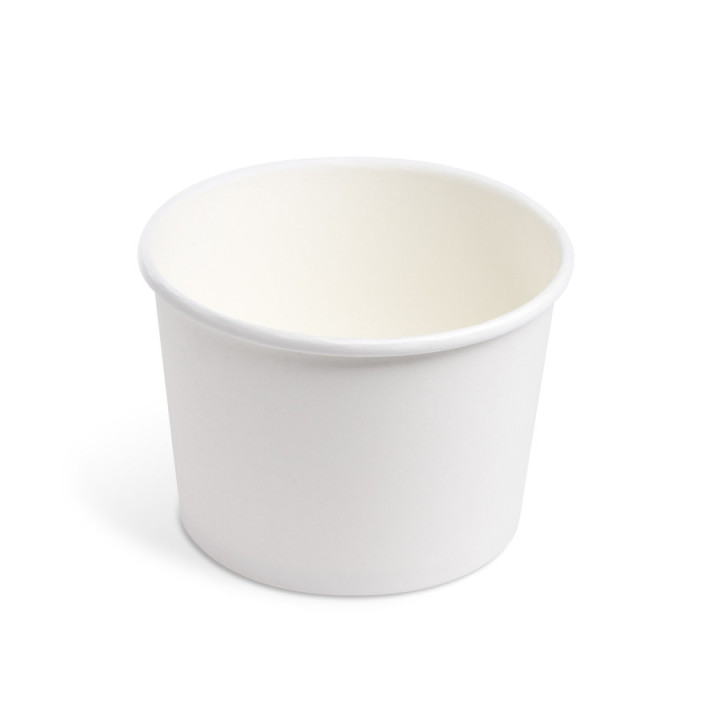 Papierová miska biela 350 ml, 115 mm, 50 ks