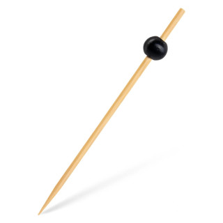 Napichovadlá z bambusu PERLA čierna 12 cm, 100 ks