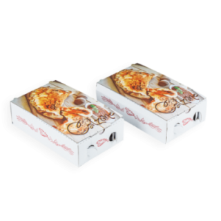 Krabica na pizzu Calzone 27x16,5x7,5 cm 100 ks