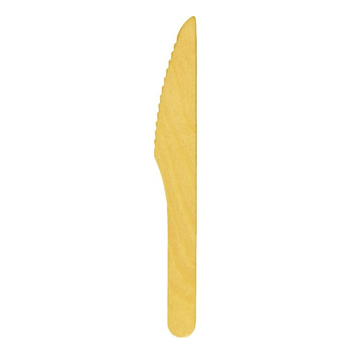 Nôž drevený 16 cm, 100 ks.